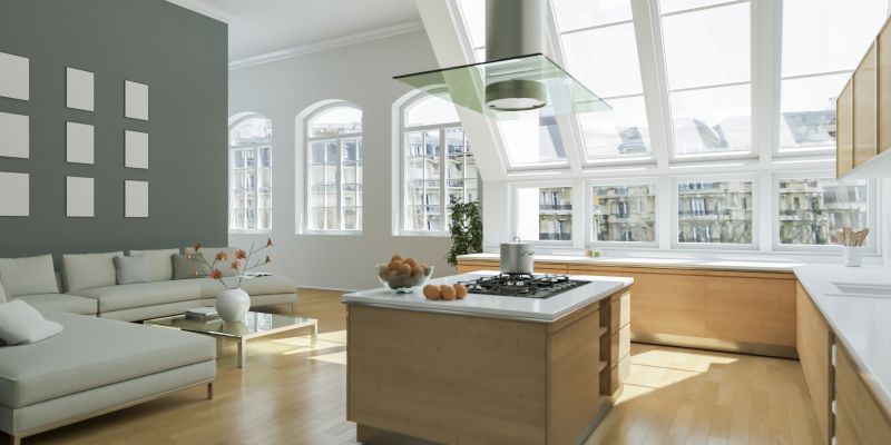 Modern Kitchen with New Windows